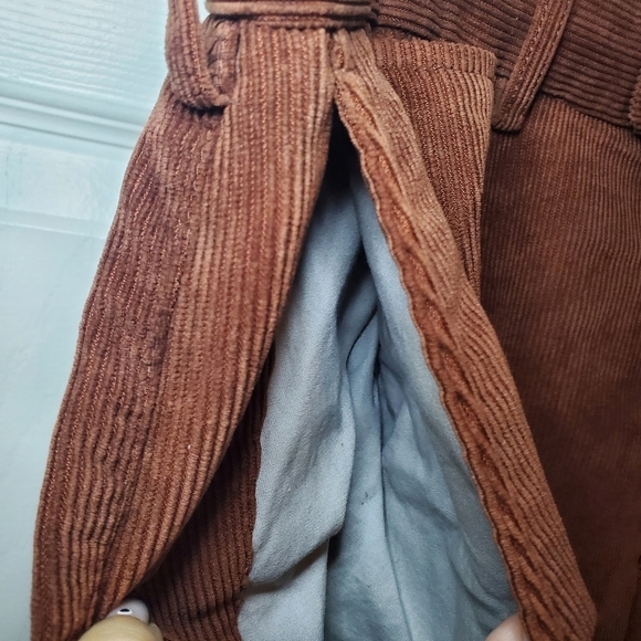 Peter Millar Nanoluxe Men’s Classic Corduroy Pants Sz: 38x30 Brown - Picture 5 of 13